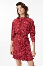 Rebecca Taylor Blurry Heart Silk Embroidered Dress
