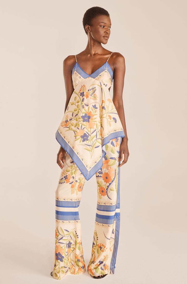 Rebecca Taylor Rebecca Taylor Scarf-print Flare Pant