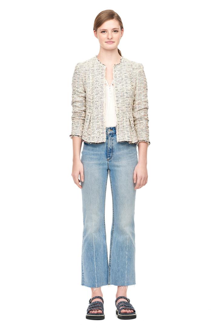 Rebecca Taylor Rainbow Tweed Jacket