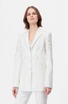 Rebecca Taylor Rebecca Taylor Tailored Eyelet Embroidered Jacket
