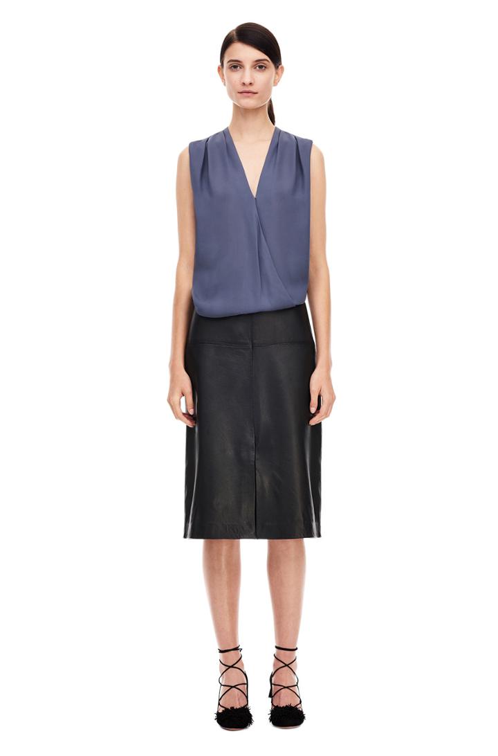 Rebecca Taylor Georgette Wrap Top