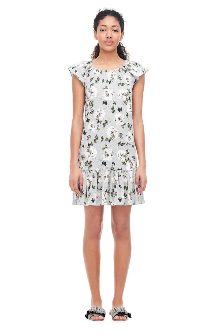 Rebecca Taylor Magnolia Floral Jersey Dress