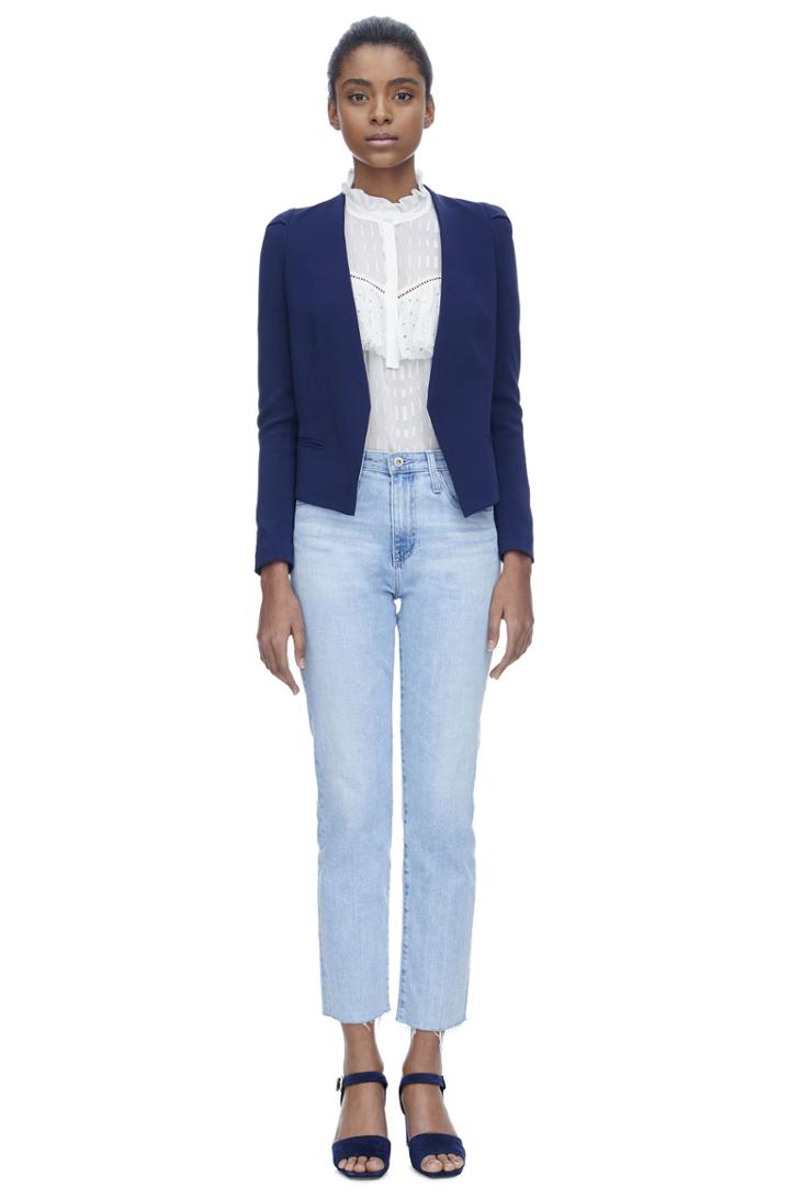 Rebecca Taylor Rebecca Taylor Refined Suit Jacket 0 Navy
