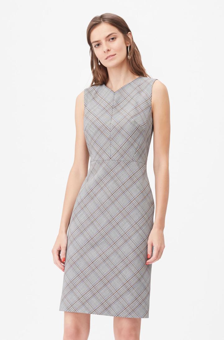 Rebecca Taylor Rebecca Taylor Tailored Plaid Suiting Dress