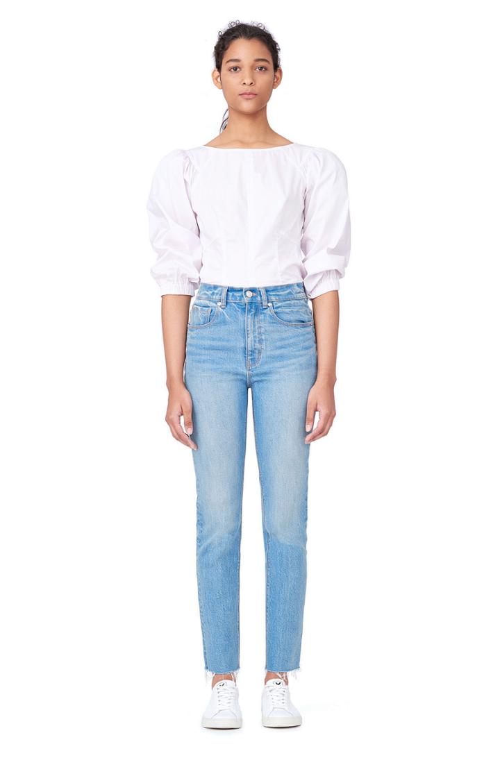 Rebecca Taylor Rebecca Taylor Stretch Sateen Corset Top