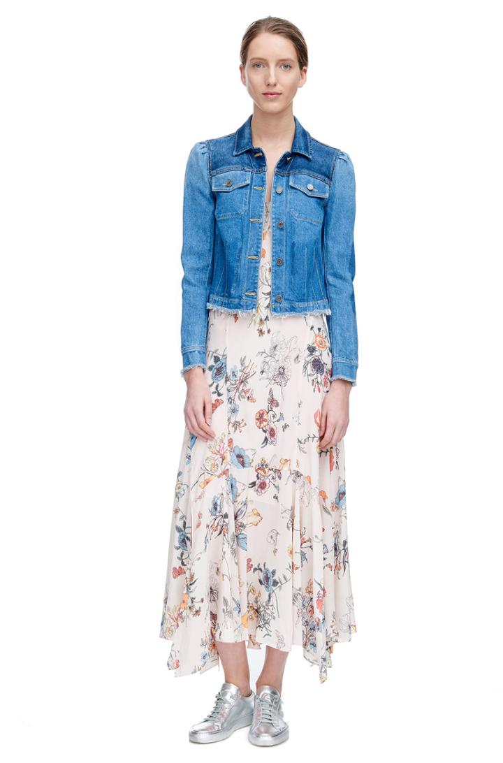 Rebecca Taylor Rebecca Taylor Patchwork Denim Jacket 2 Denim Combo