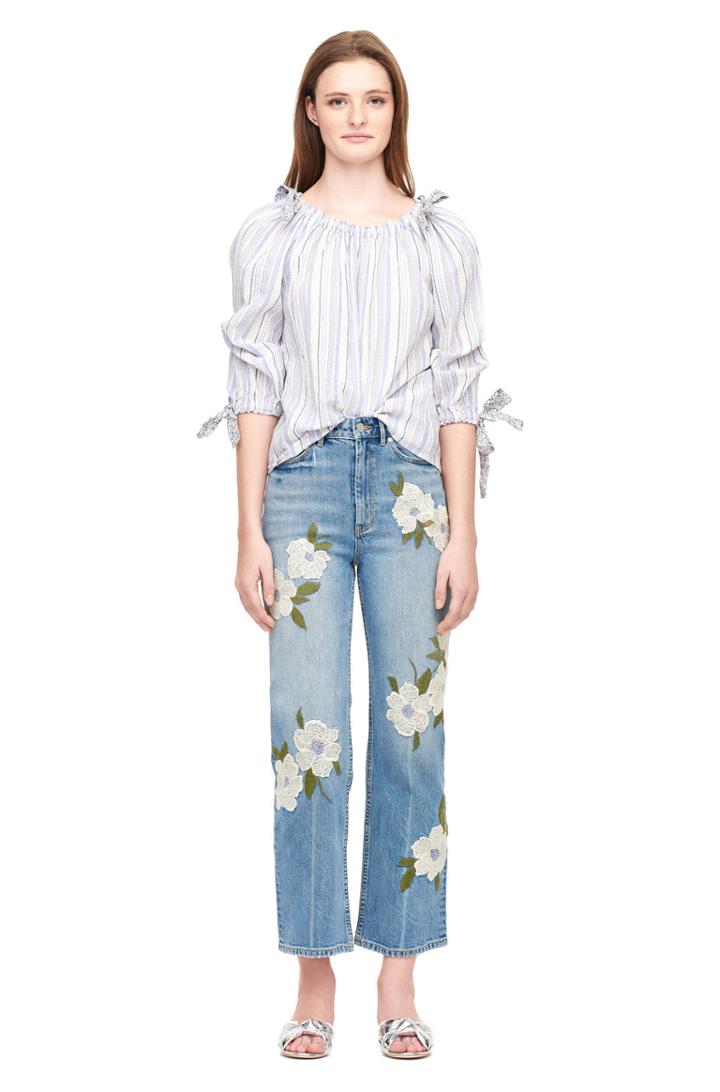 Rebecca Taylor La Vie Leila Stripe Top