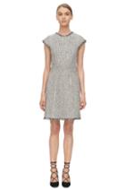 Rebecca Taylor Rebecca Taylor Structured Tweed Dress 12 Nude Combo