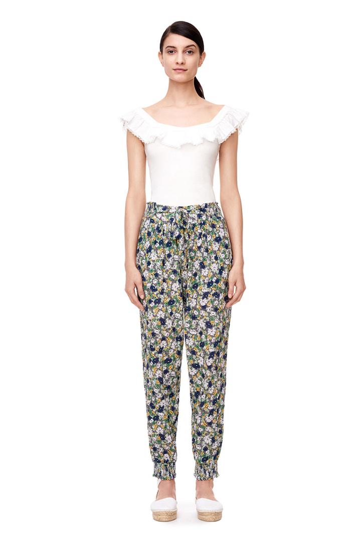 Rebecca Taylor La Vie Dobby Ribbed Jersey Top