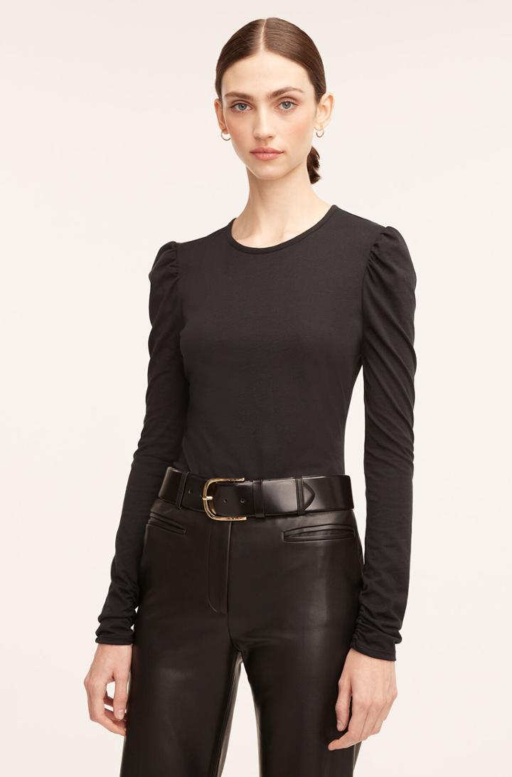 Rebecca Taylor Rebecca Taylor Ruched Long-sleeve Tee