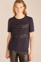 Rebecca Taylor Rebecca Taylor Lace Front Tee