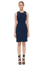 Rebecca Taylor Rebecca Taylor Shift Dress With Lace 8 Navy