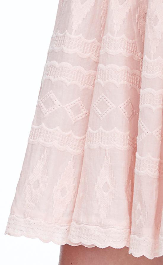 Rebecca Taylor Rebecca Taylor Sleeveless Embroidered Gauze Dress