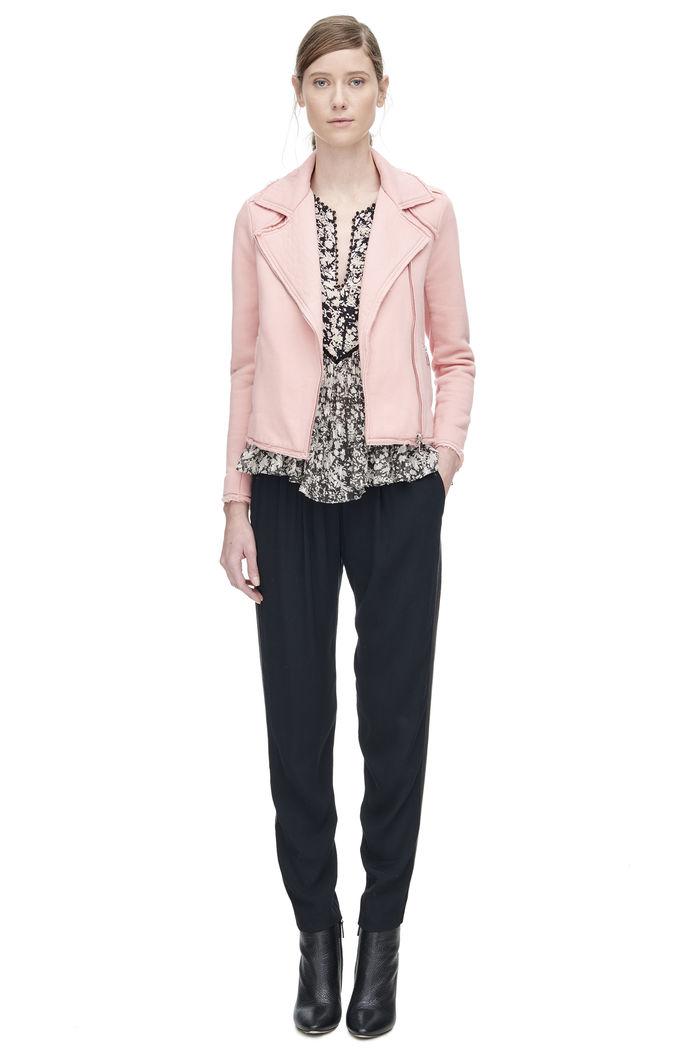 Rebecca Taylor Rebecca Taylor Cozy Knit Moto Jacket 2 Flamingo