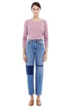 Rebecca Taylor Rebecca Taylor La Vie Soft Hand Jersey Tee Xs Blush