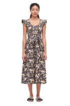 Rebecca Taylor La Vie Madeleine Floral Poplin Dress