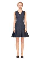 Rebecca Taylor Rose Stretch Jacquard Dress