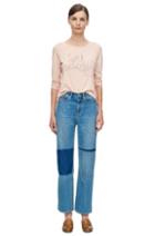 Rebecca Taylor Rebecca Taylor La Vie Logo Jersey Tee S Pale Blush