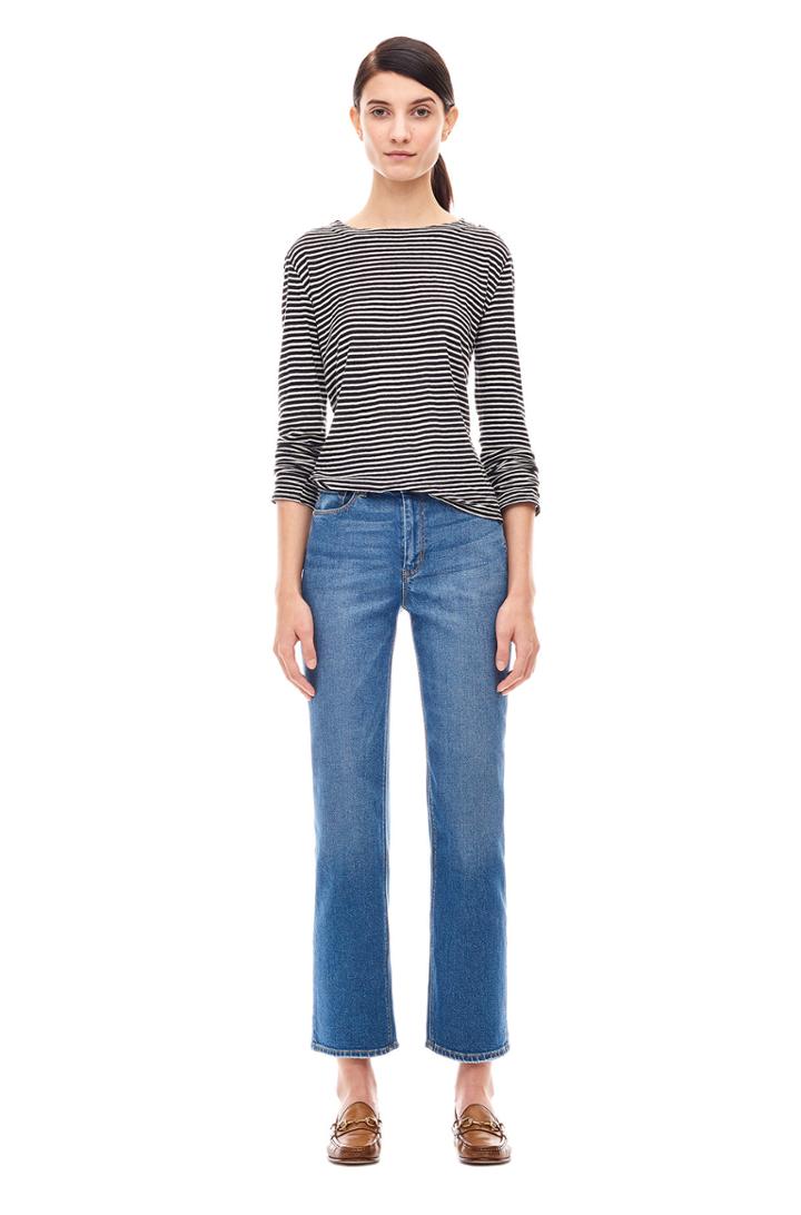 Rebecca Taylor La Vie Stripe Jersey Top
