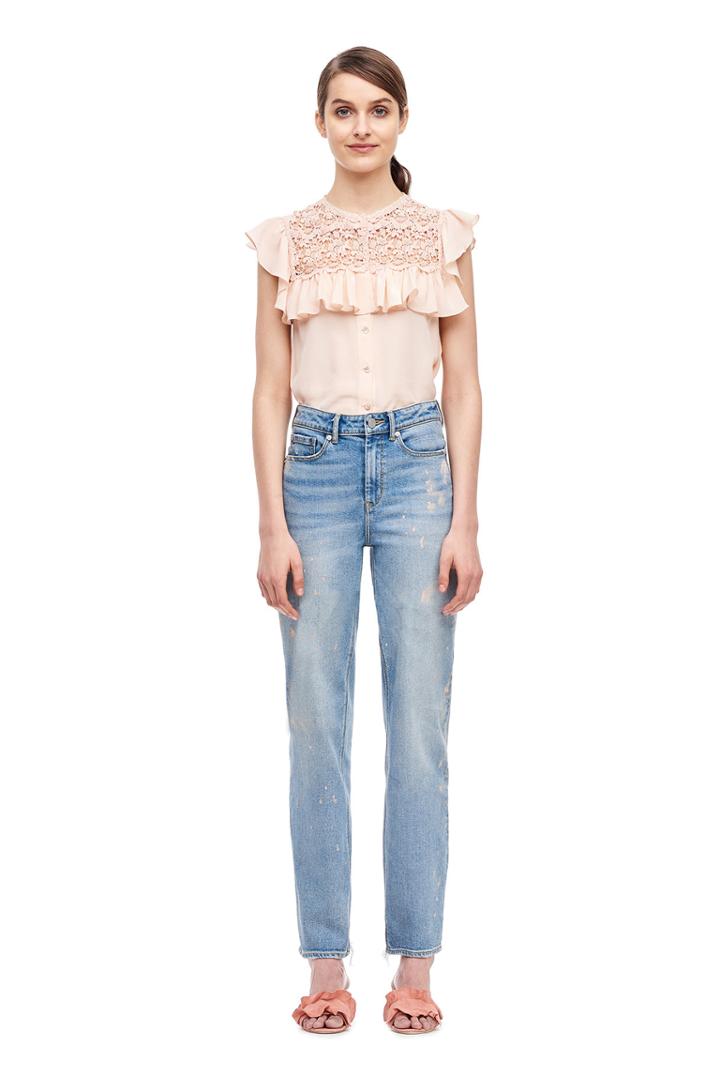 Rebecca Taylor La Vie Painted Jean