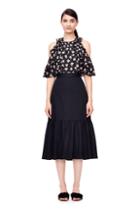 Rebecca Taylor Open-shoulder Rosalie Top