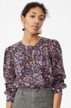 Rebecca Taylor La Vie Toile Fleur Knot Top