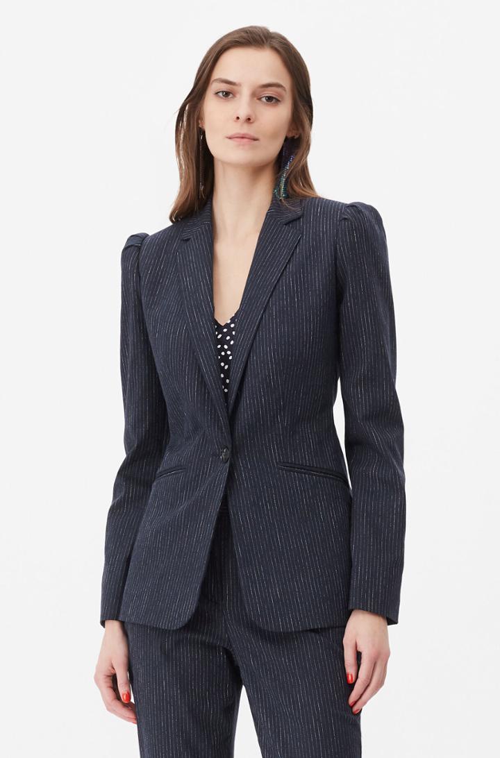 Rebecca Taylor Rebecca Taylor Tailored Pinstripe Suiting Blazer