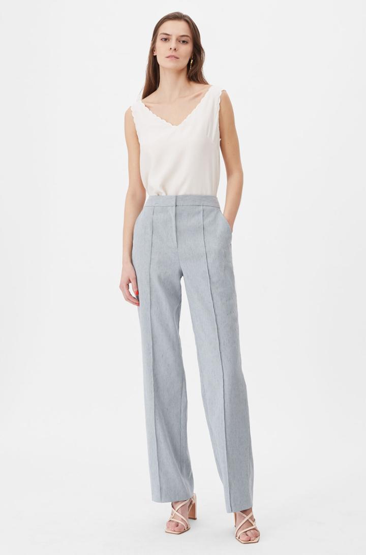 Rebecca Taylor Rebecca Taylor Tailored Stretch Linen Pant