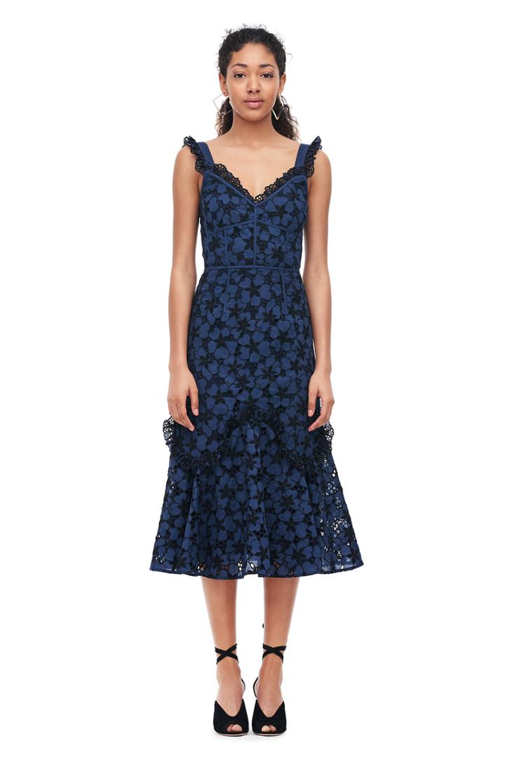 Rebecca Taylor Adriana Embroidered Dress