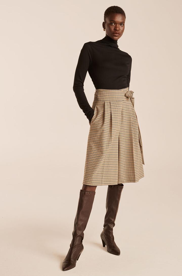 Rebecca Taylor Rebecca Taylor Houndstooth Tie-waist Short