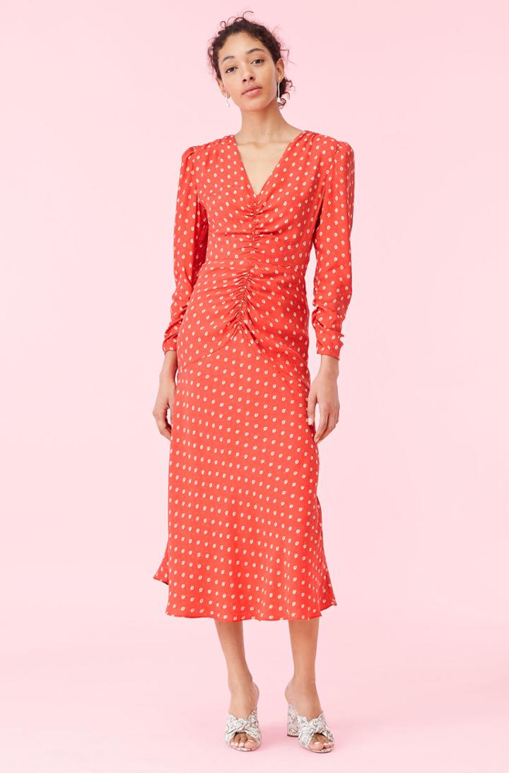Rebecca Taylor Rebecca Taylor Sunrise Dot Jacquard Dress