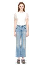 Rebecca Taylor Pinwheel Eyelet Jersey Tee