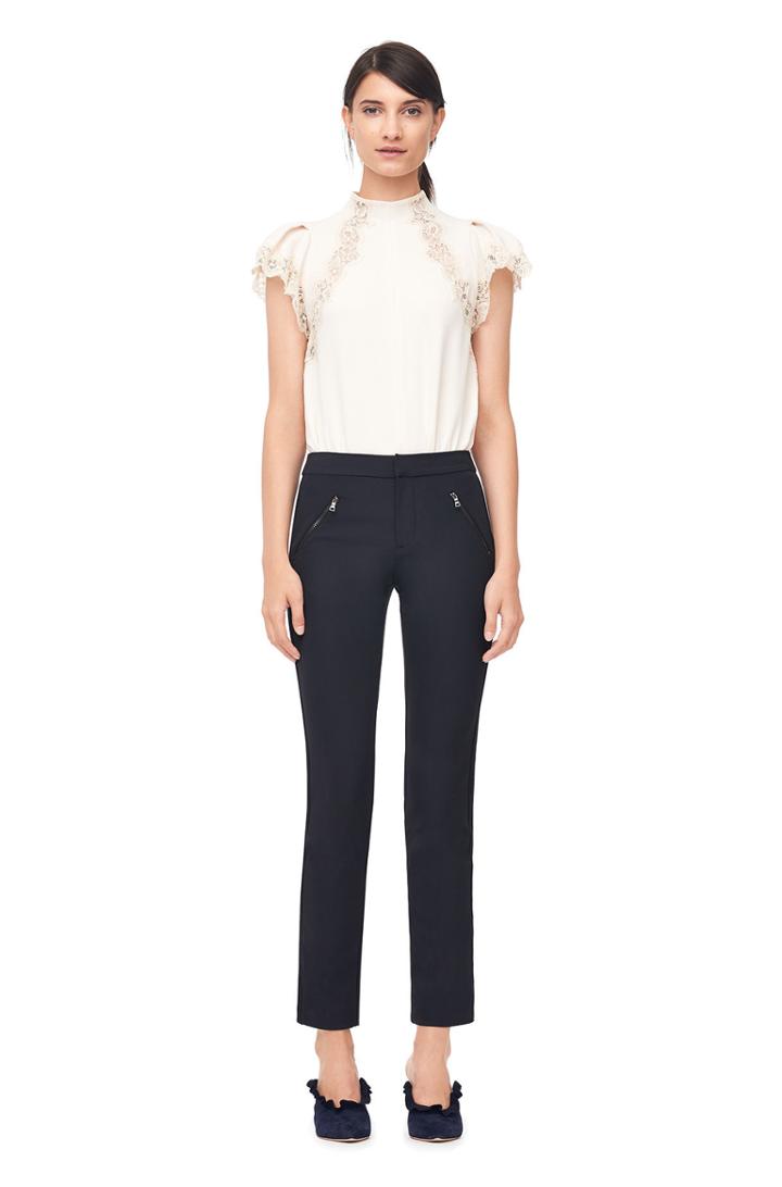 Rebecca Taylor Rebecca Taylor Ava Techy Pants Black, Size 4