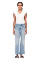 Rebecca Taylor Rebecca Taylor La Vie Washed Textured Jersey Tee Milk White, Size Small