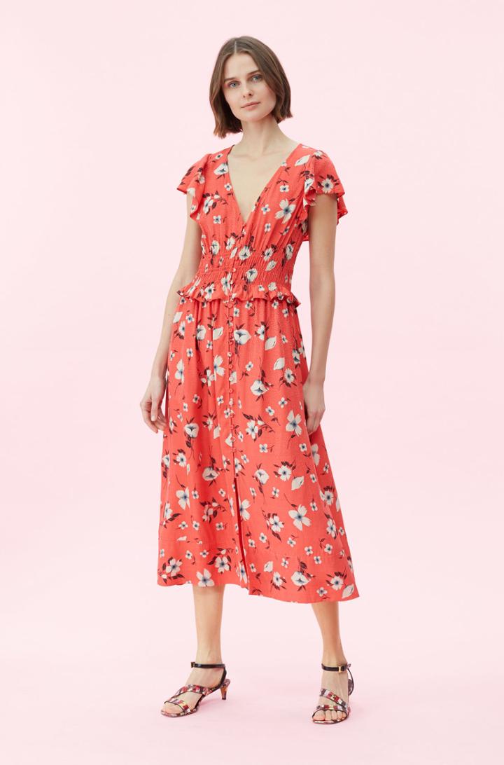 Rebecca Taylor Rebecca Taylor Daniella Floral Smocked Dress