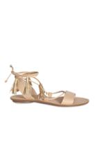Rebecca Taylor Rebecca Taylor Loeffler Randall Saffron Tassel Sandal 6.5 Wheat Gold