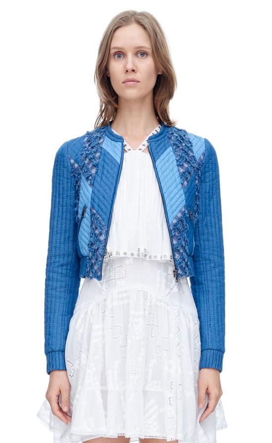 Rebecca Taylor Rebecca Taylor Patch Chambray Jacket