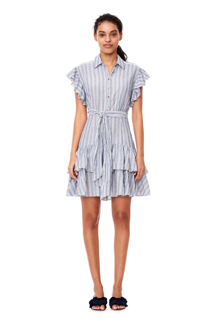Rebecca Taylor Yarn-dyed Striped Dress