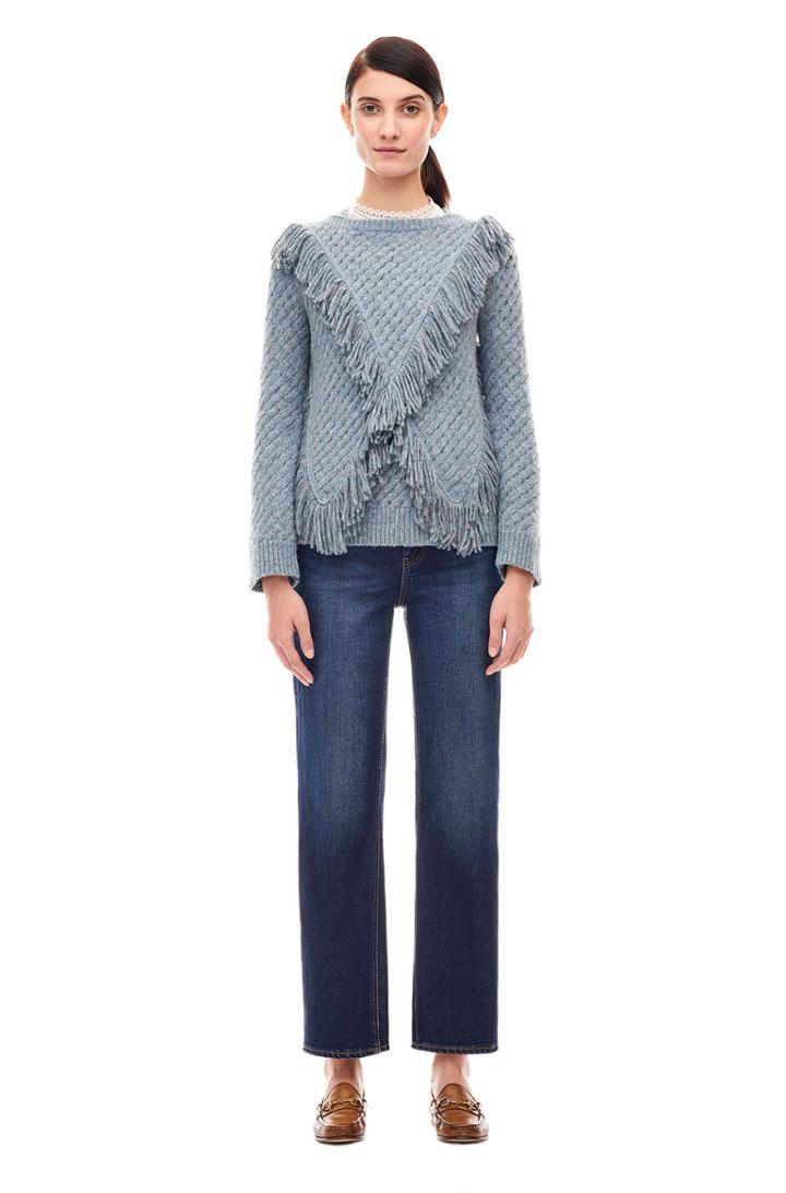 Rebecca Taylor Fringe Pullover