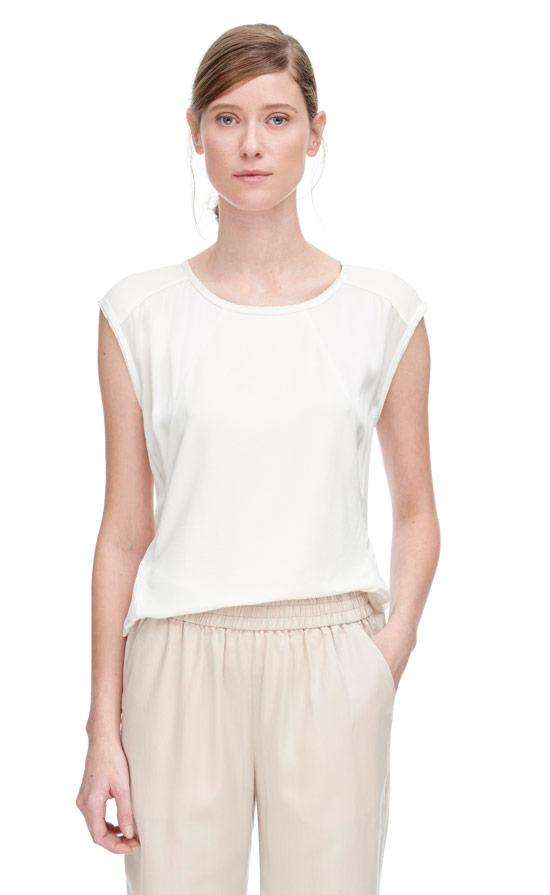 Rebecca Taylor Rebecca Taylor Sleeveless Terry Silk Top