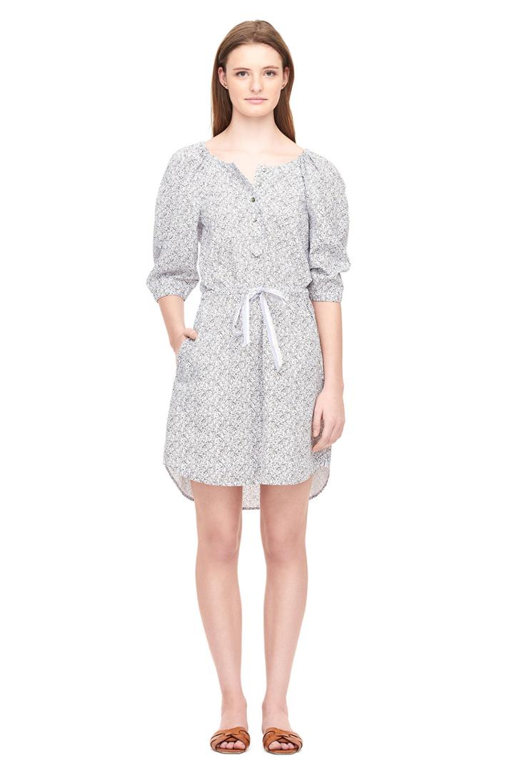 Rebecca Taylor La Vie Meadow Floral Poplin Dress