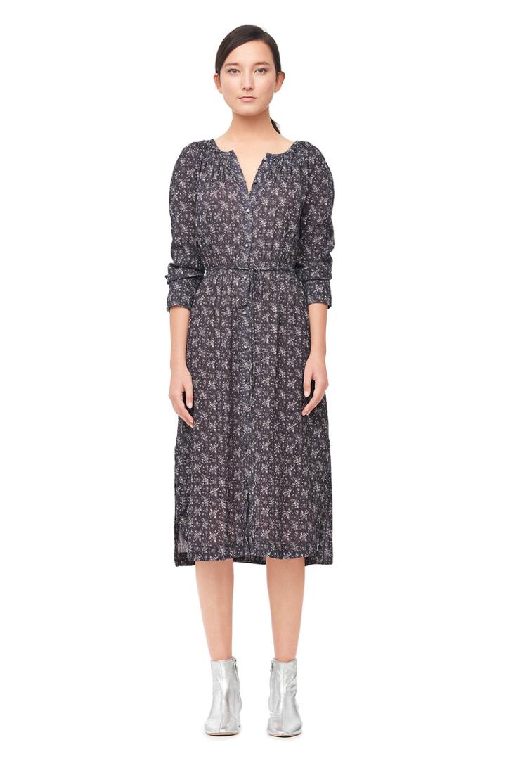 Rebecca Taylor La Vie Angelique Leaves Lurex Dress
