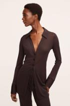 Rebecca Taylor Rebecca Taylor Mesh Button-front Shirt
