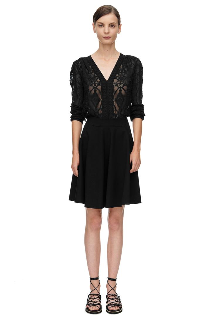 Rebecca Taylor Rebecca Taylor Suiting Skirt 8 Black