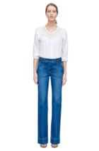 Rebecca Taylor Rebecca Taylor Long Sleeve Textured Gauze Top 8 Sea Salt
