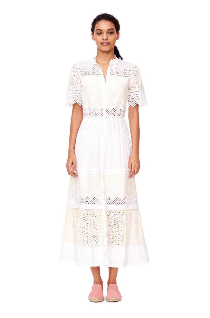 Rebecca Taylor La Vie Embroidered Voile Dress