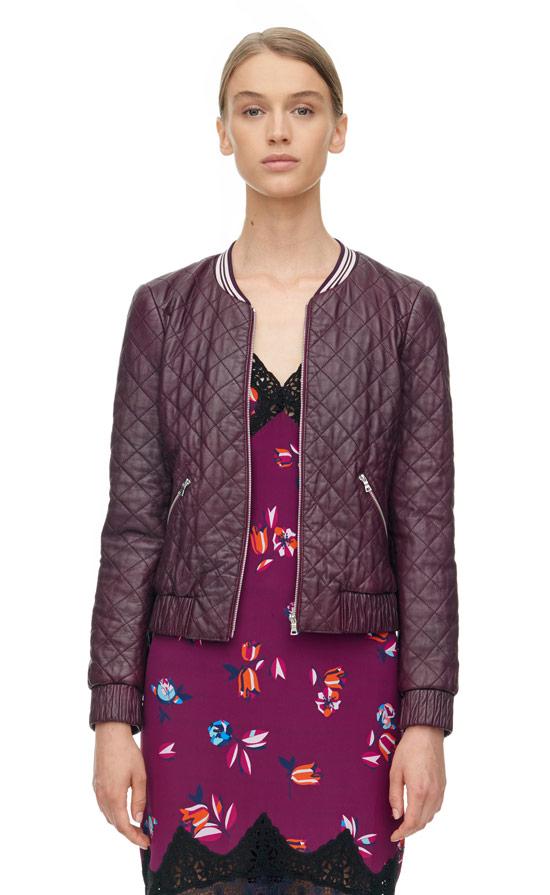 Rebecca Taylor Rebecca Taylor Quilted Leather Jacket
