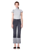 Rebecca Taylor Jersey Mock Neck Top