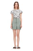 Rebecca Taylor Magnolia Floral Jersey Tee