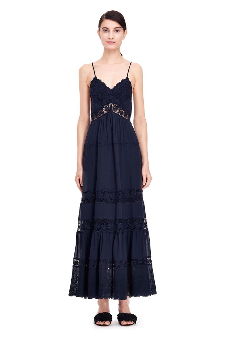 Rebecca Taylor Eyelet Midi Dress